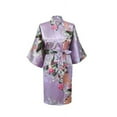 thumbnail image 1 of KIMONO - Silk/Satin Robe - Pretty FLORAL, 1 of 7