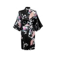 thumbnail image 1 of KIMONO - Silk/Satin Robe - Pretty FLORAL, 1 of 7