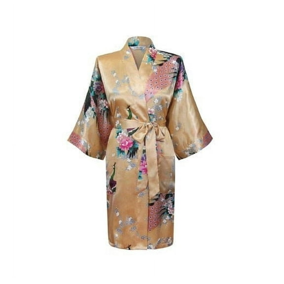KIMONO - Silk/Satin Robe - Pretty FLORAL
