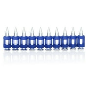 KIMSING MTSD-19 12 Gauge 3/4 Inch X .109 Inch Smooth Shank Plastic Collated Concrete and Steel Drive Pin Mechanical Galvanized for Gas Power Concrete and Steel Nailer 1000 PCS/Box (2 Boxes)