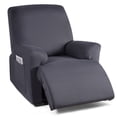 thumbnail image 1 of KINCAM Recliner Armchair Slipcover Stretch Recliner Chair Cover with Pockets, 3-Pieces Furniture Recliner Sofa Covers Protector, Dark Gray, 1 of 11