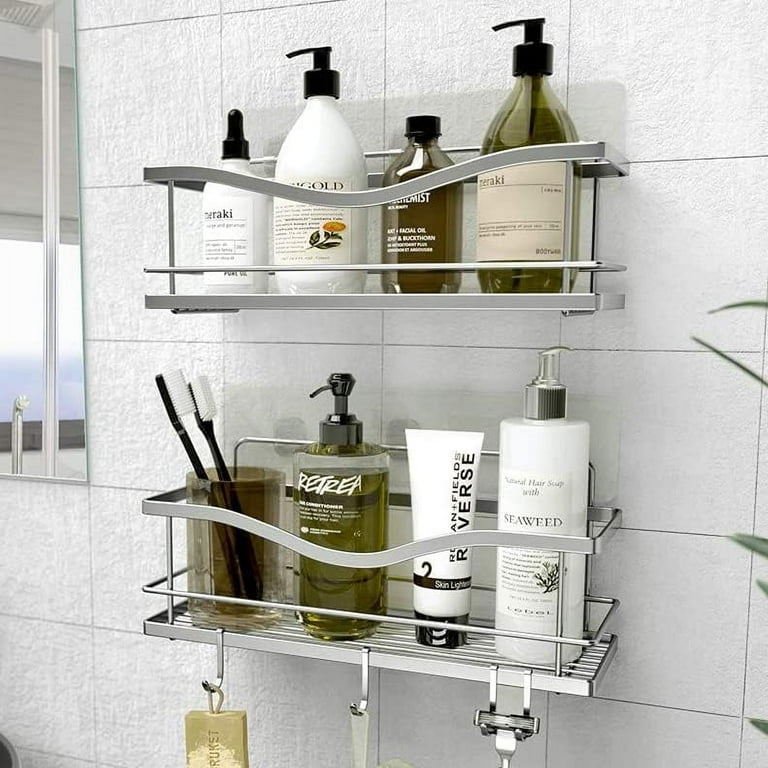 Adhesive Shower Caddy retailer Basket Shelf