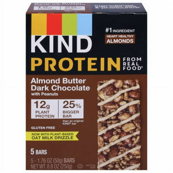2X - KIND Almond Butter Dark Chocolate Protein Nut Bars