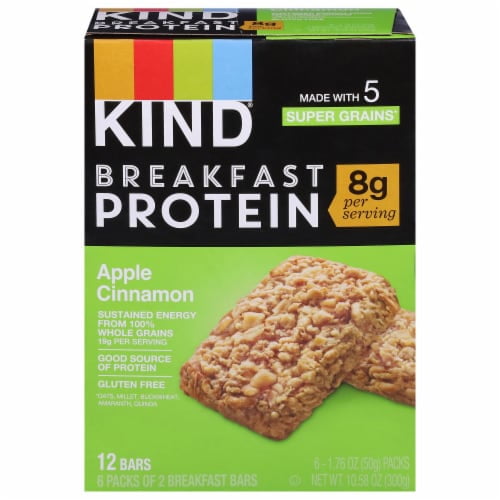 KIND Apple CInnamon Probiotics Breakfast Bar 6 ct / 1.76 oz