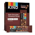 thumbnail image 1 of KIND Bars, Dark Chocolate Cinnamon Pecan, Gluten Free, 1.4oz, 12 Snack Bars, 1 of 7
