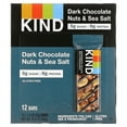 thumbnail image 1 of KIND Bars, Nuts & Spices, Dark Chocolate Nuts & Sea Salt, 12 Bars, 1.4 oz (40 g) Each, 1 of 3