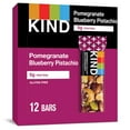 thumbnail image 1 of KIND Bars, Pomegranate Blueberry Pistachio, Healthy Snacks, Gluten Free, 5g Protein 12 Count, 1 of 5
