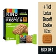 thumbnail image 1 of KIND Breakfast Apple Cinnamon Gluten Free Protein Bars 12 ct - Pack of 1 & Lotus Biscoff Cookie - 0.2 Oz - 1 ct, 1 of 5