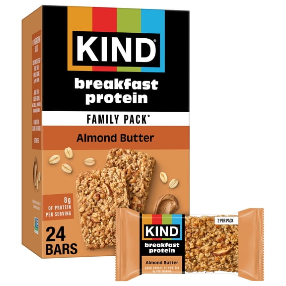 KIND Breakfast PROTEIN Almond Butter 12 Count