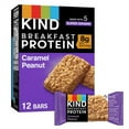 KIND Breakfast Protein Bars, Caramel Peanut, Healthy Snacks, Gluten