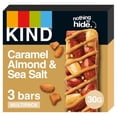thumbnail image 1 of KIND Caramel Almond & Sea Salt Snack Bars Multipack 3 x 30g, British Import (Pack of 3), 1 of 5