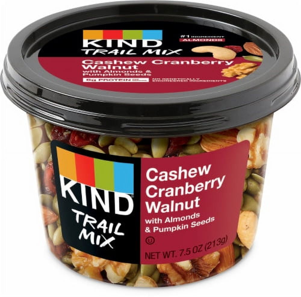 KIND Cashew Cranberry Walnut with Almonds & Pumpkin Seeds Trail Mix ...