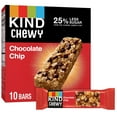 thumbnail image 1 of KIND Chewy Granola Bars, Chocolate Chip, Gluten Free, 8.1 oz Box (10 Bars), 1 of 6