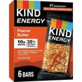 thumbnail image 1 of KIND Energy Bars - Trans Fat Free, Gluten-free, Individually Wrapped - Peanut Butter - 6 / Box | Bundle of 10 Boxes, 1 of 1