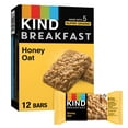 thumbnail image 1 of KIND, Gluten Free, Honey Oat, Breakfast Bars, 100% Whole Grains, 1.76 oz Packs (6 Count), 1 of 9