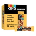 thumbnail image 1 of KIND Gluten Free Honey Roasted Nuts & Sea Salt Snack Bars, 1.4 oz, 12 Count Box, 1 of 8