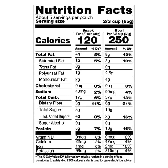 KIND Healthy Grains Banana Peanut Butter with Dark Chocolate Chunks Granola Clusters