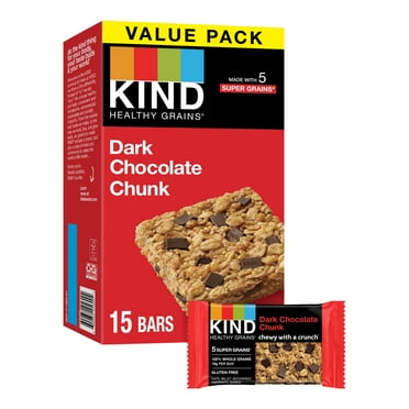 KIND Healthy Grains Bars, Dark Chocolate Chunk, 15 Ct per box