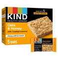 thumbnail image 1 of KIND Healthy Grains Bars, Oats & Honey with Toasted Coconut, Non GMO, Gluten Free, 1.2 oz, 5 Count, 1 of 3