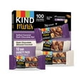 thumbnail image 1 of KIND Minis Salted Caramel Dark Chocolate Nut and Dark Chocolate Almond Coconut Bars, Gluten Free Bars, Variety Pack, 0.7 OZ Bars (20 Count), 1 of 3