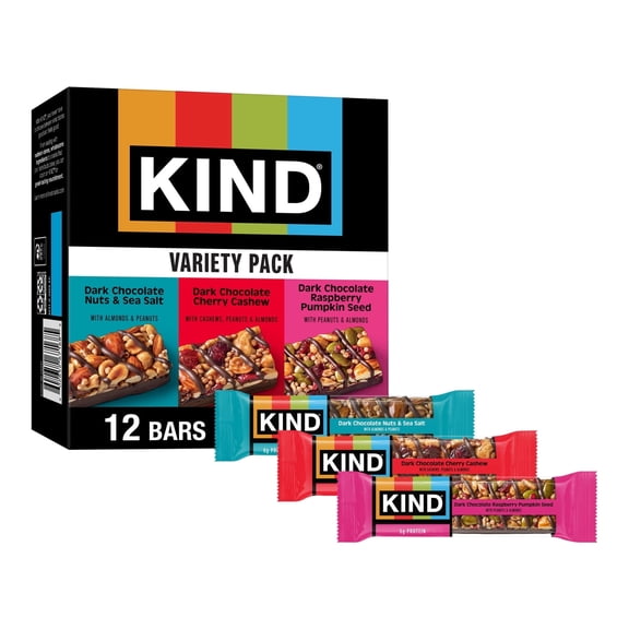 KIND Mixed Flavors Bars 16.8 OZ 12 Count