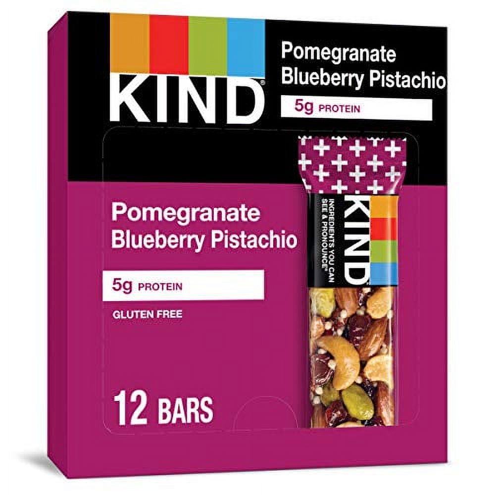 KIND Nut Bars, Pomegranate .. Blueberry Pistachio, 1.4 Ounce, .. 12