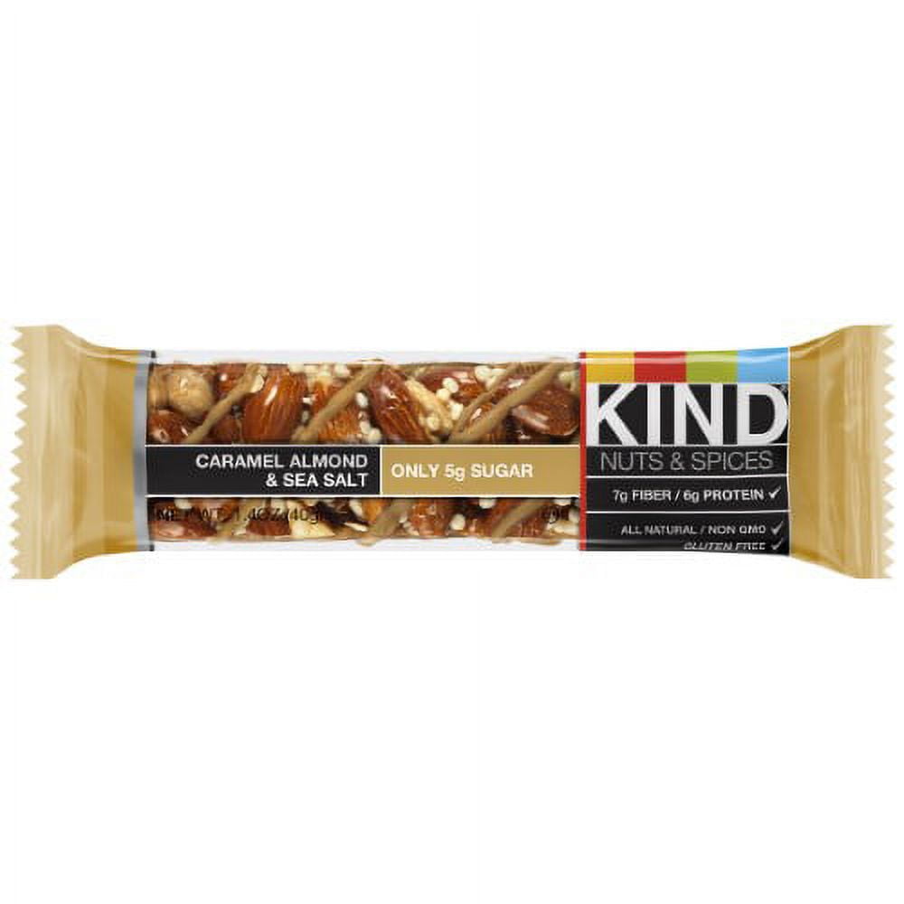 KIND Nuts & Spices Bar Caramel Almond (Pack of 10)