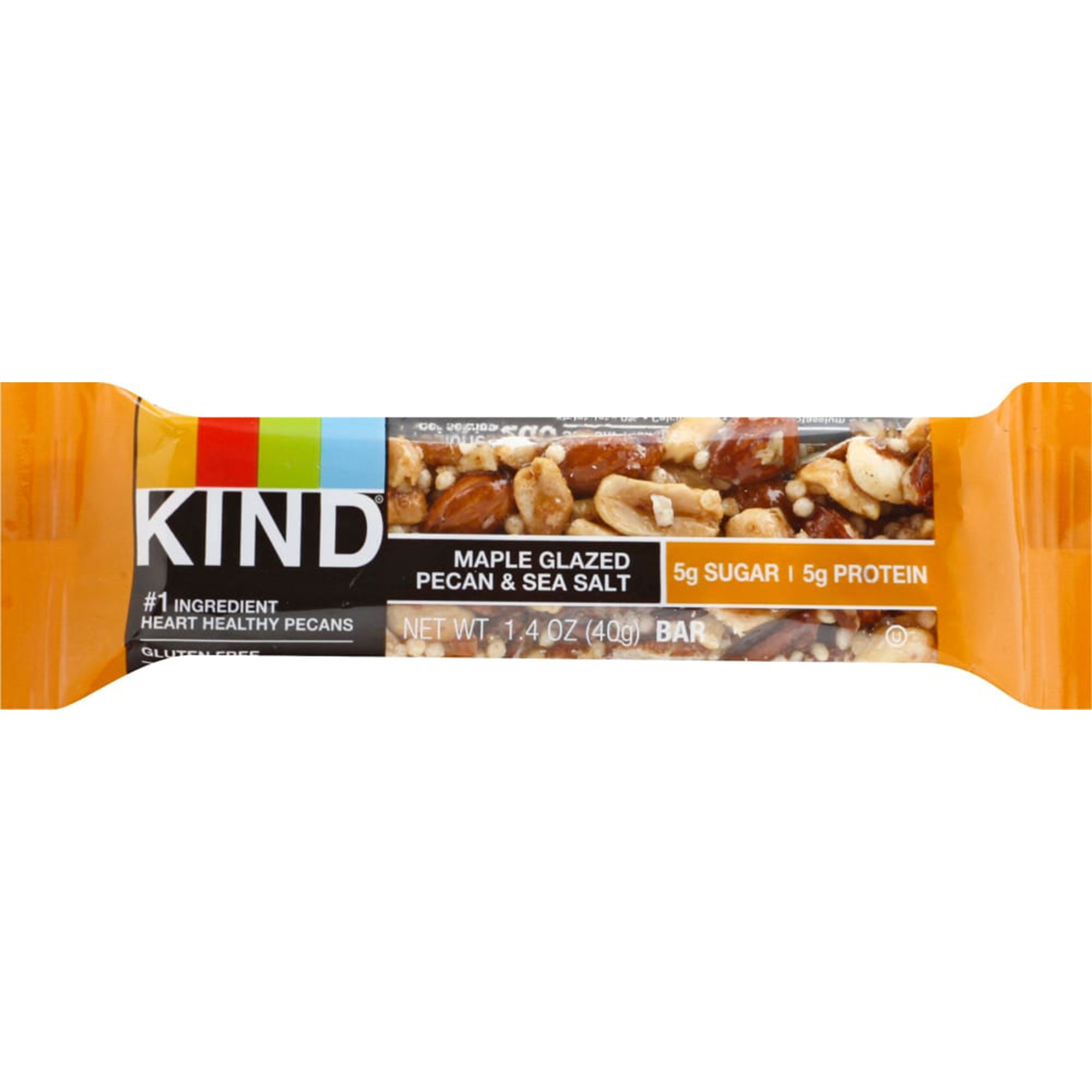 KIND Nuts & Spices Maple Glazed Pecan & Sea Salt Breakfast Bar, 1.4 Oz.