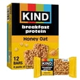 thumbnail image 1 of KIND Oats & Honey Breakfast Protein Bars, 6-Count, 1 Cardboard Box, 1 of 1