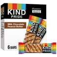 thumbnail image 1 of KIND Pride Bars, Milk Chocolate Peanut Butter, 1.4 oz, 6 Count, 1 of 6