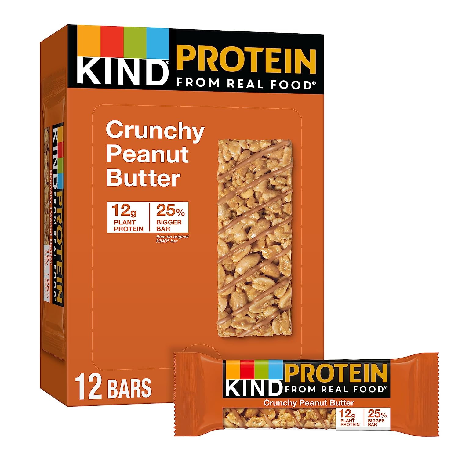 KIND Protein Bars, Crunchy Peanut Butter, Healthy Snacks, Gluten Free