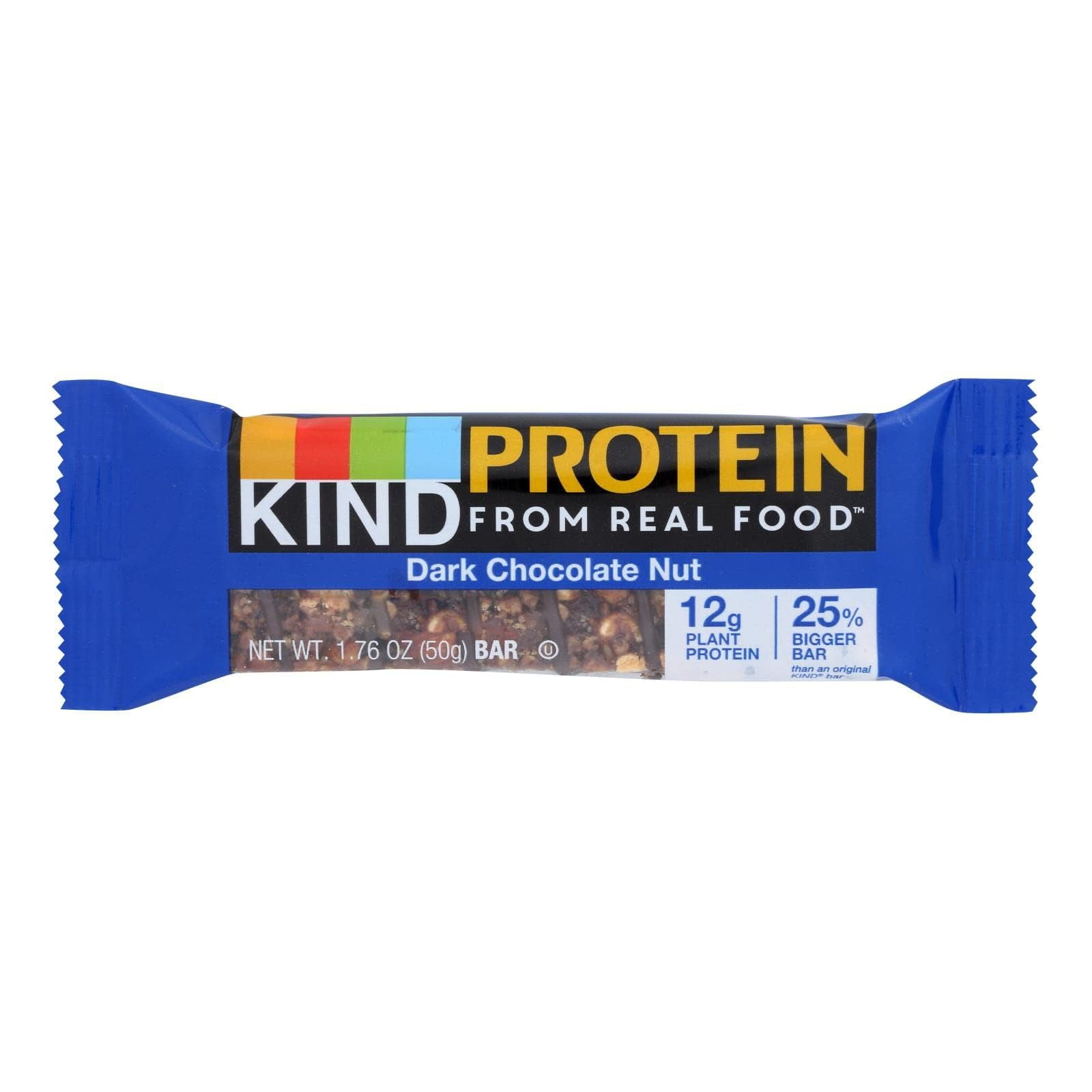 KIND Protein Bars, Double Dark Chocolate Nut, Gluten Free, 12g Protein,1.76oz, 12 count