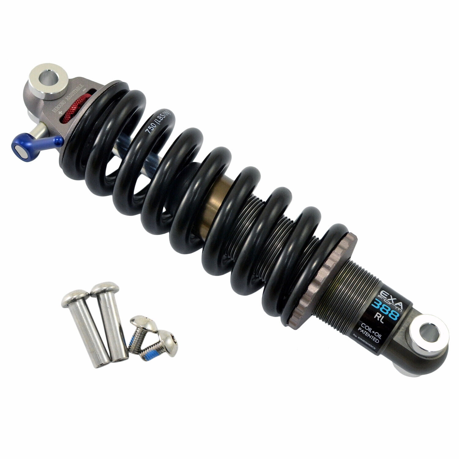 サスペンション単体 KIND SHOCK KS EXAForm 388RL Adjustable Oil Spring Rear Shock 190mm 750 lbs, VH2303 KIND SHOCK KS EXAForm 388RL Adjustable Oil Spring Rear Shock 190mm