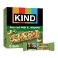 thumbnail image 1 of KIND Savory Nut Bars, Gluten Free Snacks, Roasted Nuts & Jalapeno, 8.4oz Box (6 Bars), 1 of 13