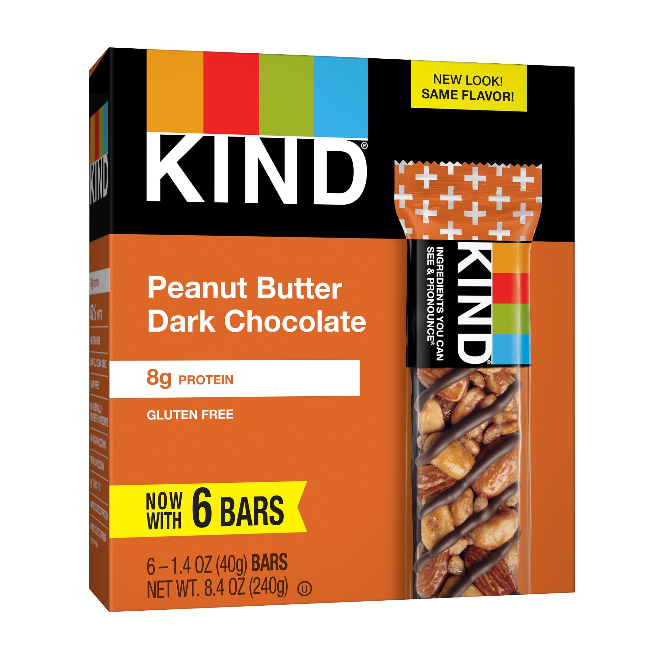 Kind Peanut Butter Dark Chocolate Bars - 6 ct- Pack of 2