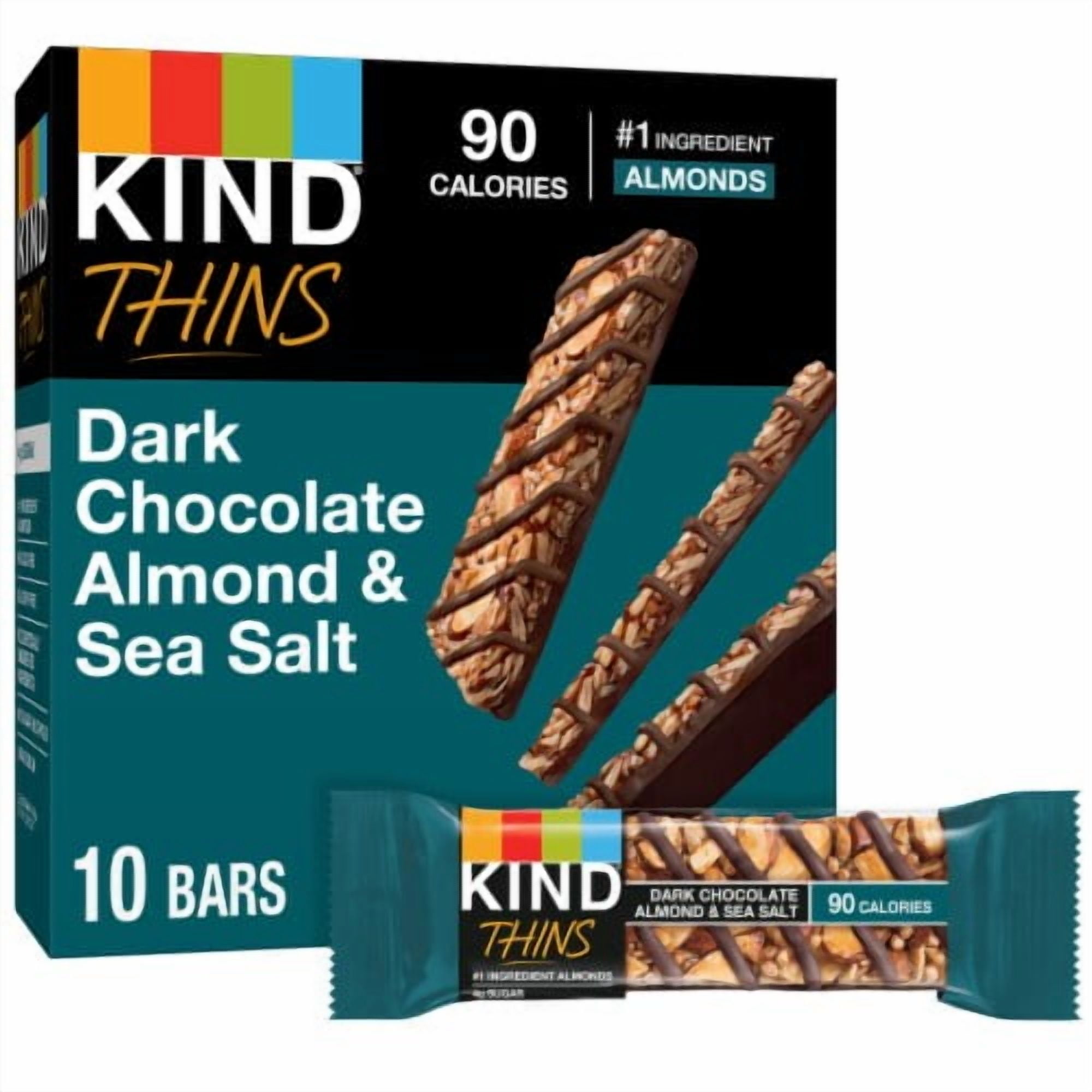 KIND Thins Dark Chocolate Nuts & Sea Salt Nut Bars