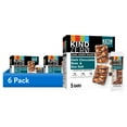 thumbnail image 1 of (6 pack) KIND ZERO Added Sugar Bars, Keto Friendly Snacks, Dark Chocolate Nuts and Sea Salt, 6.2oz Box (5 Bars), 1 of 8