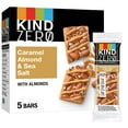 thumbnail image 1 of KIND ZEROg Added Sugar Bars, Keto Friendly, Caramel Almond and Sea Salt Flavored, 6.2oz Box (5 Bars), 1 of 8