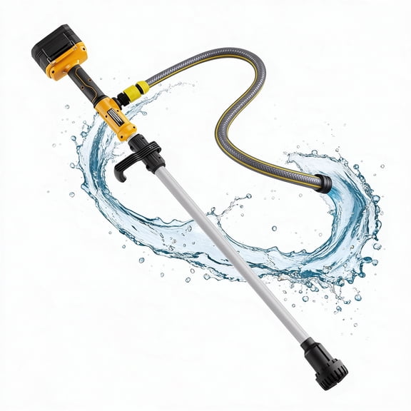KINDEEP Cordless Stick Water Transfer Pump, BatteryPowered Stick Pump for DeWalt 20V Max, 720GPH 32FT Lift for Pond & Pool, ToolOnly