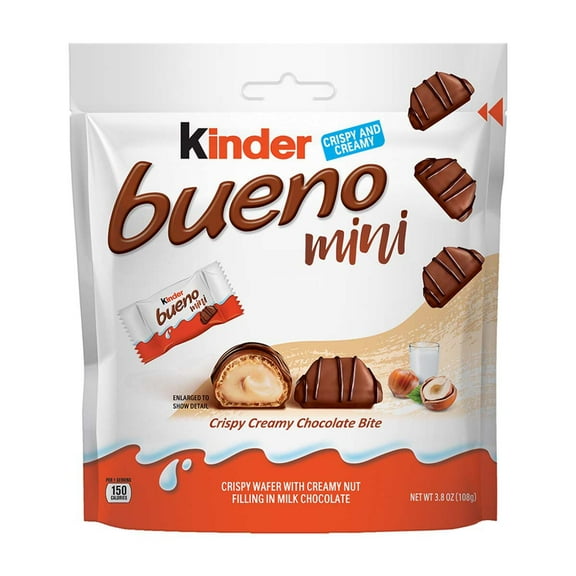 KINDER Bueno Mini, Crispy Creamy Chocolate Bite - 3.8oz / 108g - T20