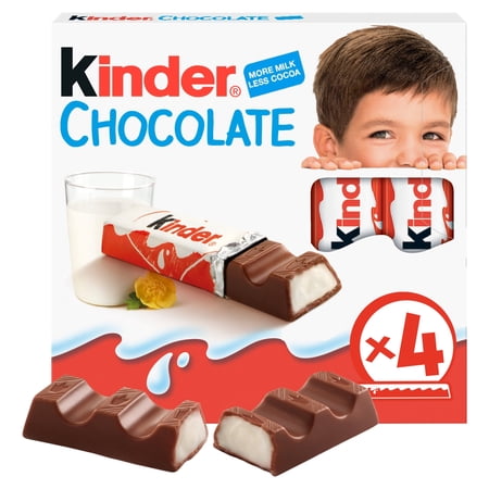 Kinder Chocolate 4 Pack 50G, Imported from Britain