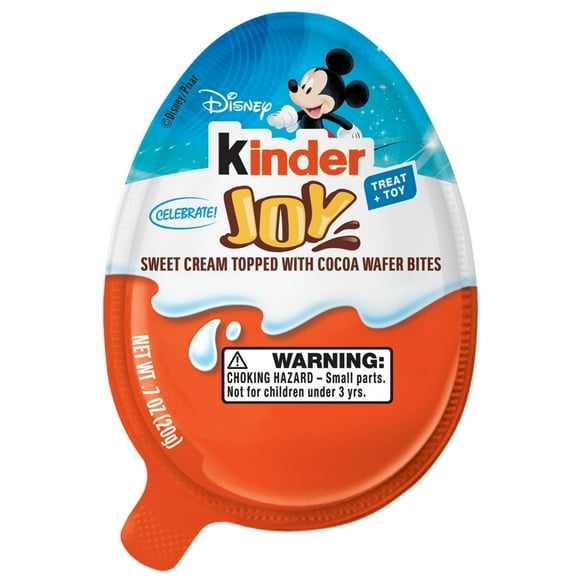 KINDER JOY Egg, Sweet Cream and Chocolatey Wafers Bits, DC Funko Pop Batman, Superman, and more / Harry Potter Funko Pop (Toys May Vary)