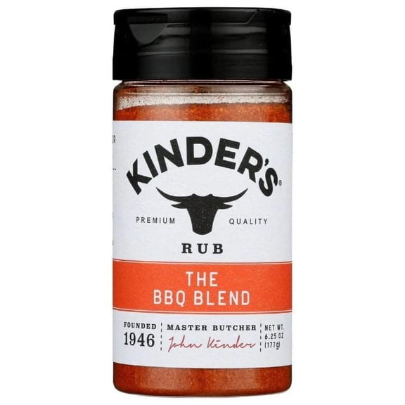 KINDERS SEASONING BBQ BLEND 6.25 OZ - Pack of 6