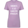 thumbnail image 1 of KINDNESS IS SO GANGSTER #THUGLIFE Womens crewneck tee, 1 of 3