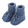 thumbnail image 1 of KINDXX Baby Booties First Walkers Cozy Shoes Warm Knit Soft Booties for Toddler Boy Girl, 1 of 7