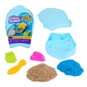 Kinetic Sand, Surf N Sand Paradise Playset with 10 oz Play Sand, 3 Tools & Molds