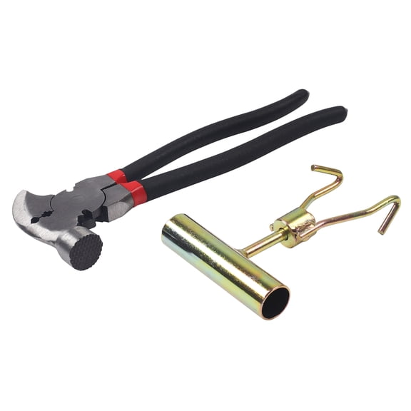 KING 10.5-in Fencing Plier with Hammer Head and Barbed Wire Carrier Set (2-Piece Set)