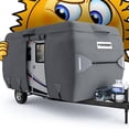 thumbnail image 1 of KING BIRD 11'- 13' Upgraded Fiberglass RV Cover Travel Trailer Cover, Utility Camper Cover, 1 of 9