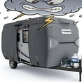thumbnail image 1 of KING BIRD 13'- 16' Upgraded Fiberglass RV Cover Travel Trailer Cover, Utility Camper Cover, 1 of 9