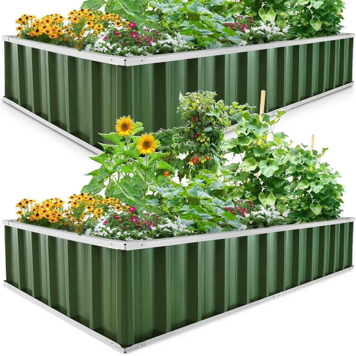 KING BIRD Raised Garden Bed 68''x36'